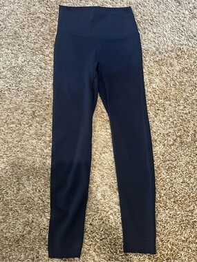 Zenana Outfitters Navy Blue High-Waist Leggings